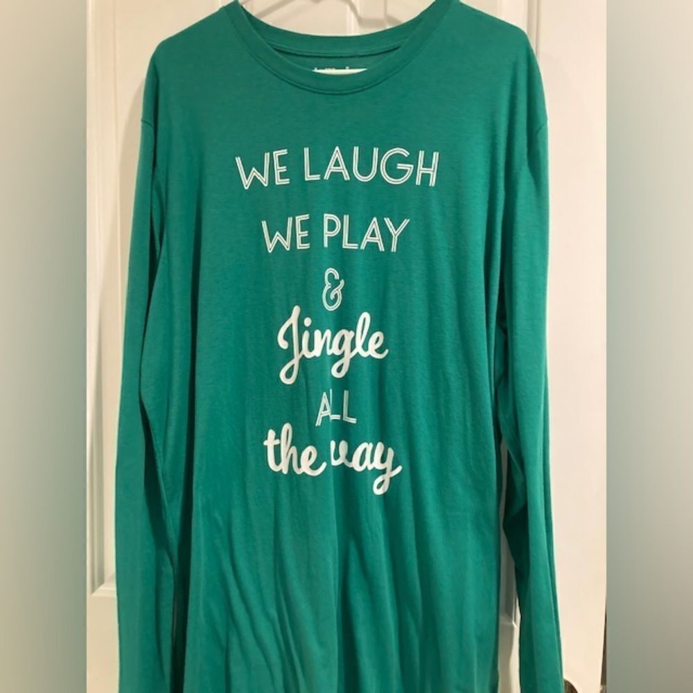 Jammies for Your Families “We Laugh We Play We Jingle All the Way” Sleep XLT
